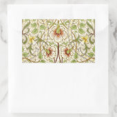 Sticker Rectangulaire William Morris Daffodil Fond d'écran classique (Sac)