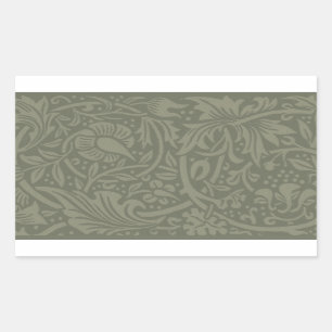 Sticker Rectangulaire William Morris Daffodil Papier peint floral
