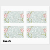 Sticker Rectangulaire William Morris GardenTulip (Feuille)