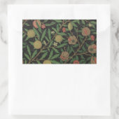 Sticker Rectangulaire William Morris grenade classique fruits (Sac)