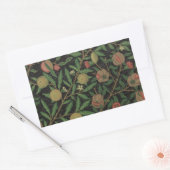 Sticker Rectangulaire William Morris grenade classique fruits (Enveloppe)