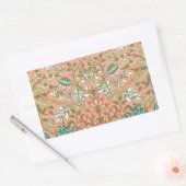 Sticker Rectangulaire William Morris Hyacinth Flower Rose Art (Enveloppe)