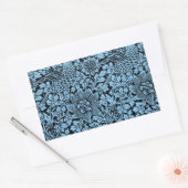 Sticker Rectangulaire William Morris Particularités Florales Anénome d'o (Enveloppe)