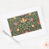 Sticker Rectangulaire William Morris Persian Floral Antique (Enveloppe)