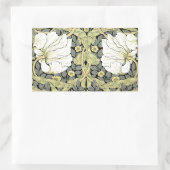 Sticker Rectangulaire William Morris Pimpernel Fond d'écran floral (Sac)