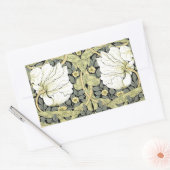Sticker Rectangulaire William Morris Pimpernel Fond d'écran floral (Enveloppe)