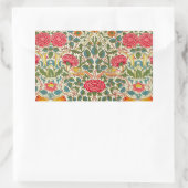 Sticker Rectangulaire William Morris Rose Floral Chintz rose (Sac)
