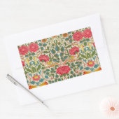 Sticker Rectangulaire William Morris Rose Floral Chintz rose (Enveloppe)