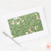 Sticker Rectangulaire William Morris Sweet Pea Floral Design (Enveloppe)