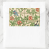 Sticker Rectangulaire William Morris Trellis Design classique de papier  (Sac)
