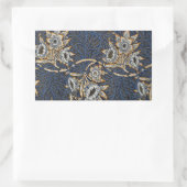 Sticker Rectangulaire william morris tulip and willow tapestry pattern (Sac)