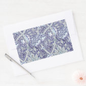 Sticker Rectangulaire William Morris Windrush fleurs bleues (Enveloppe)