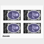 Sticker Rectangulaire William Shakespeare (Feuille)