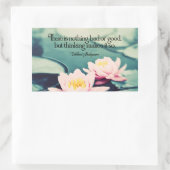 Sticker Rectangulaire William Shakespeare Citation Inspirationnelle "Pen (Sac)