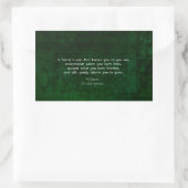 Sticker Rectangulaire William Shakespeare Friendship Citation Inspiratio (Sac)