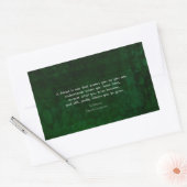 Sticker Rectangulaire William Shakespeare Friendship Citation Inspiratio (Enveloppe)