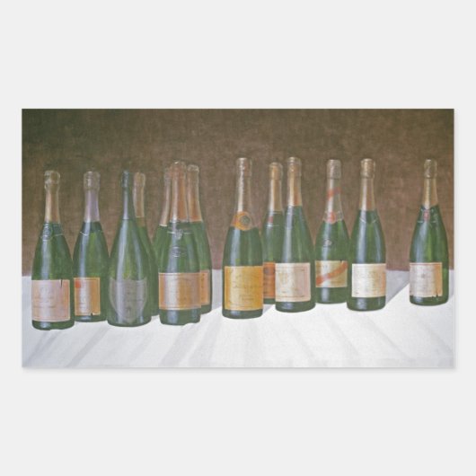 Sticker Rectangulaire Winescape Champagne 2003 2 (Devant)