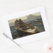 Sticker Rectangulaire Winslow Homer - Avertissement sur le brouillard (Enveloppe)