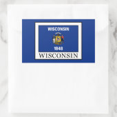 Sticker Rectangulaire Wisconsin (Sac)