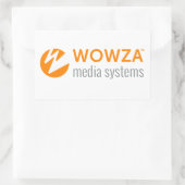 Sticker Rectangulaire Wowza (Sac)