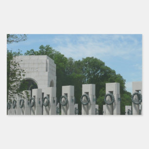 Sticker Rectangulaire Wreath II commémorative 2ème guerre mondiale à Was