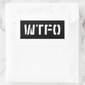 STICKER RECTANGULAIRE WTFO (Sac)