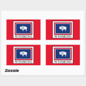 Sticker Rectangulaire Wyoming (Feuille)