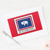 Sticker Rectangulaire Wyoming (Enveloppe)