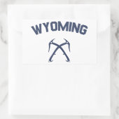 Sticker Rectangulaire Wyoming Ice Escalade (Sac)