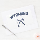 Sticker Rectangulaire Wyoming Ice Escalade (Enveloppe)