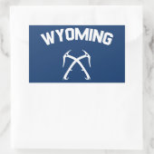 Sticker Rectangulaire Wyoming Ice Escalade (Sac)