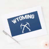Sticker Rectangulaire Wyoming Ice Escalade (Enveloppe)