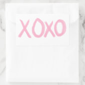 STICKER RECTANGULAIRE XOXO (Sac)