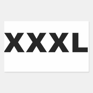 STICKER RECTANGULAIRE XXXL