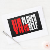 Sticker Rectangulaire Ya Joué Yaself (Enveloppe)