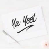 Sticker Rectangulaire Ya Yeet -> No direct translation, but a possible F (Enveloppe)