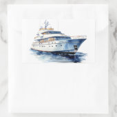 STICKER RECTANGULAIRE YACHT (Sac)
