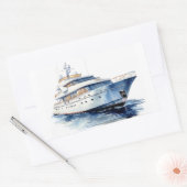STICKER RECTANGULAIRE YACHT (Enveloppe)