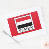 Sticker Rectangulaire Yémen (Enveloppe)