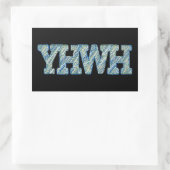 STICKER RECTANGULAIRE YHWH-1 (Sac)