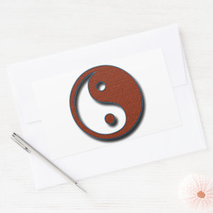 Sticker Rectangulaire Yin Yang par Shirley Taylor