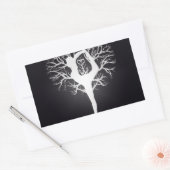Sticker Rectangulaire Yoga (Enveloppe)