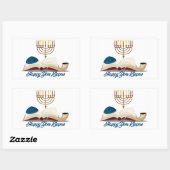 Sticker Rectangulaire Yom Kippour (Feuille)