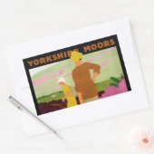Sticker Rectangulaire Yorkshire Moors (Enveloppe)