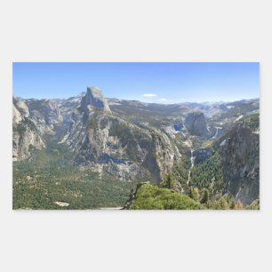 Sticker Rectangulaire Yosemite Valley Panorama - Yosemite