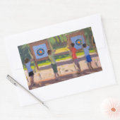 Sticker Rectangulaire Young Archers 2012 (Enveloppe)