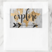 Sticker Rectangulaire Young Explorer V (Sac)