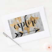 Sticker Rectangulaire Young Explorer V (Enveloppe)