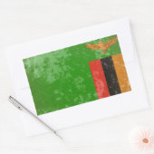 Sticker Rectangulaire Zambie (Enveloppe)