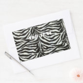 Sticker Rectangulaire Zebra Skin Camouflage Texture (Enveloppe)